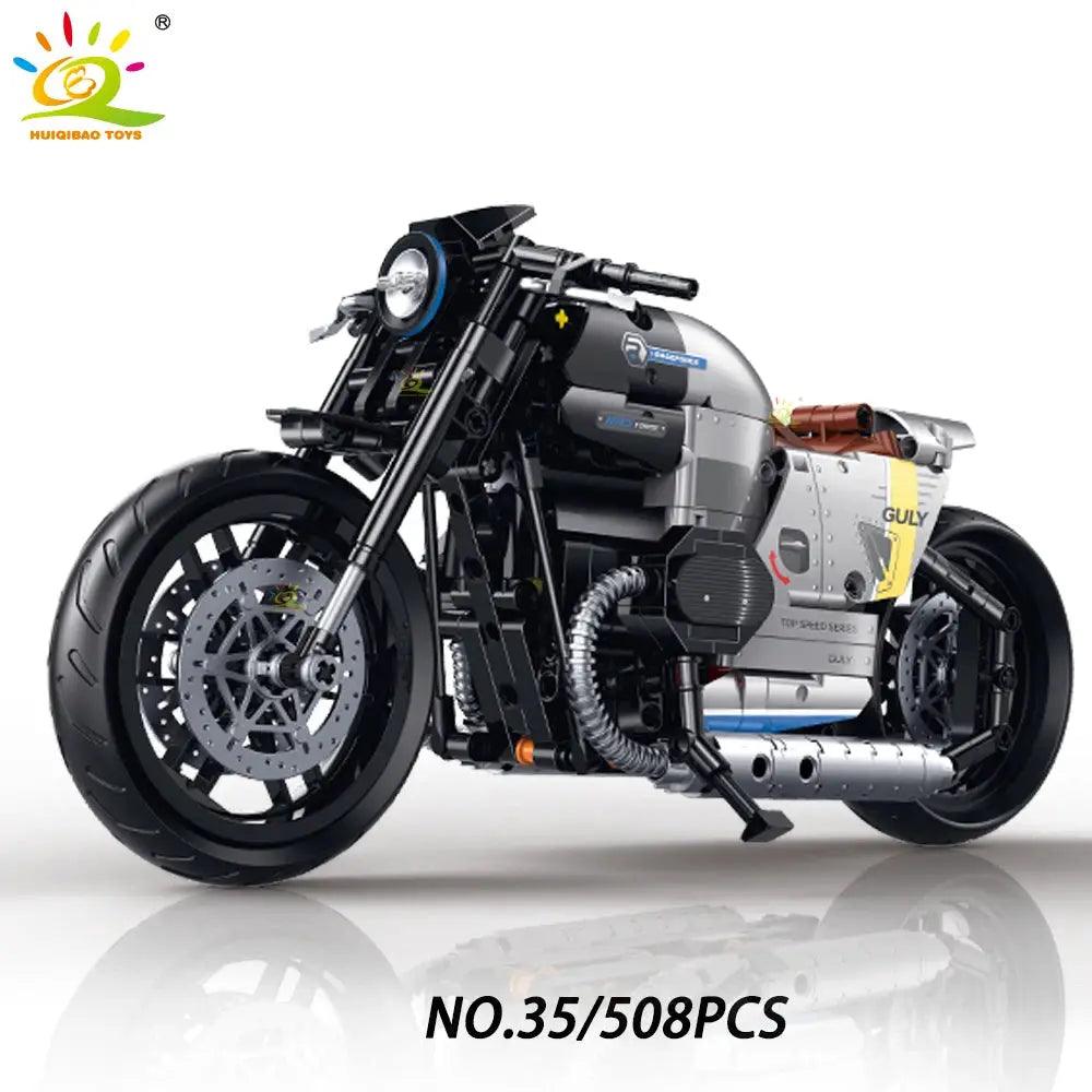  Huiqibao Motorbike Building Blocks City Racer Unisex -  ToylandEU™