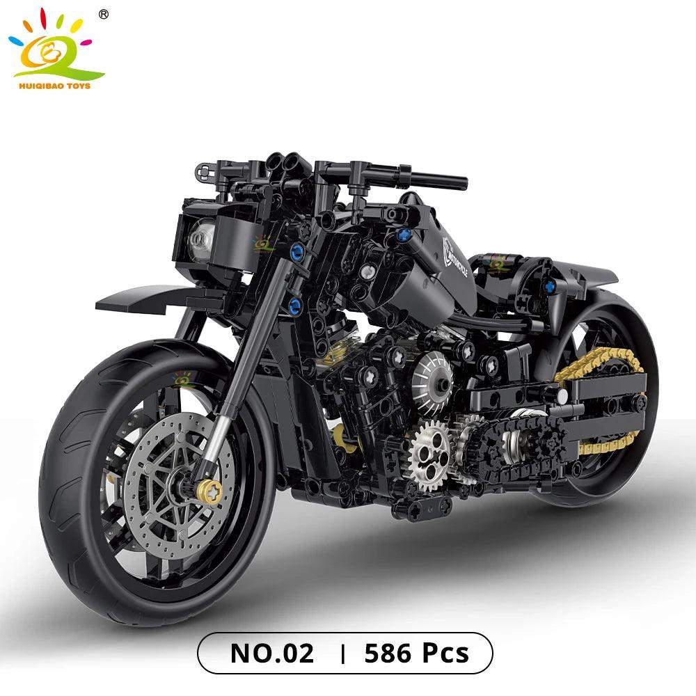  Huiqibao Motorbike Building Blocks City Racer Unisex -  ToylandEU™