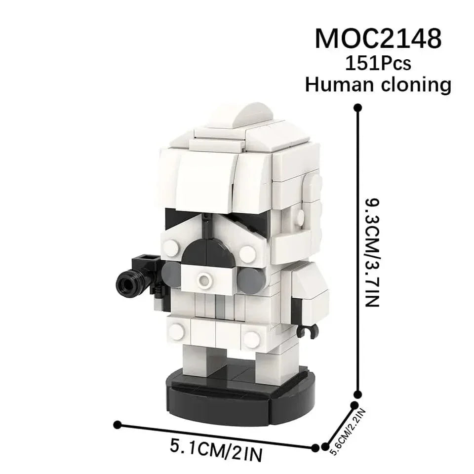 LEGO Compatible Human Cloning Figure With Durable ABS Plastic - ToylandEU