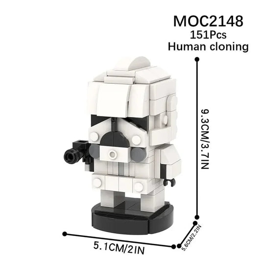 LEGO Compatible Human Cloning Figure With Durable ABS Plastic - ToylandEU