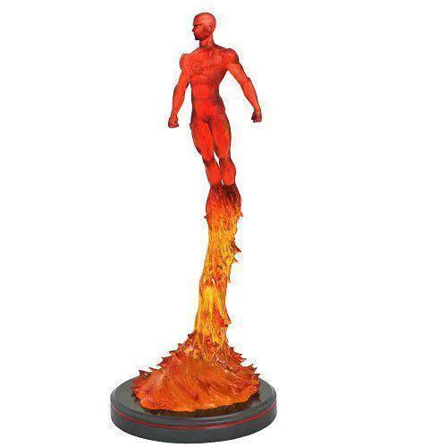  Human Torch Statue Marvel Premier Fiery Display -  ToylandEU™