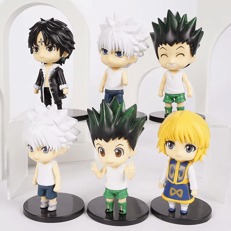  Hunter X Hunter Figures Set Of 6 Official PVC 