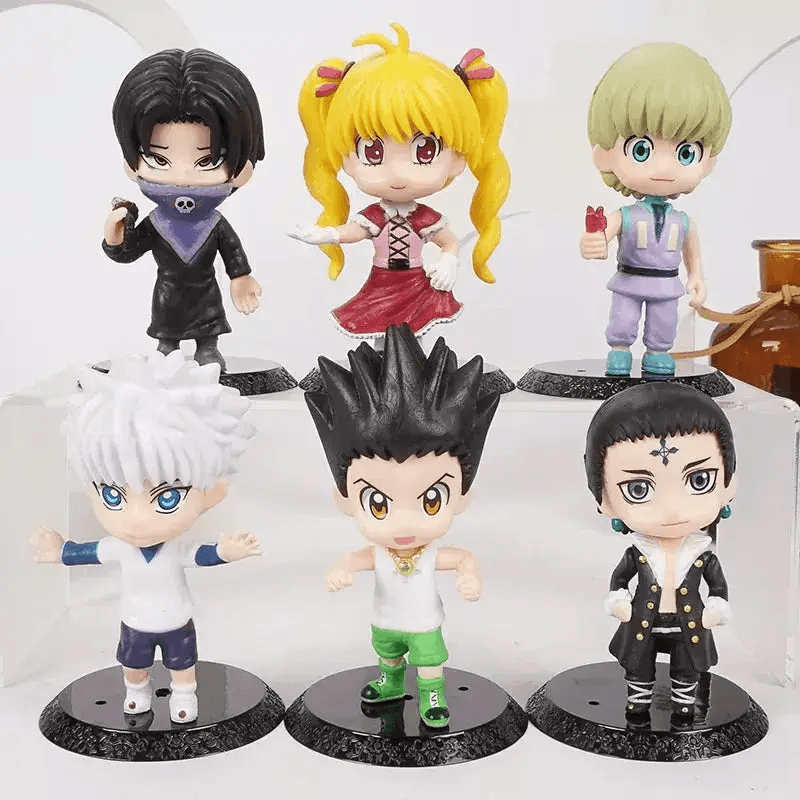 Hunter X Hunter Figurines Set 6 Pack Adorable Chibi - ToylandEU