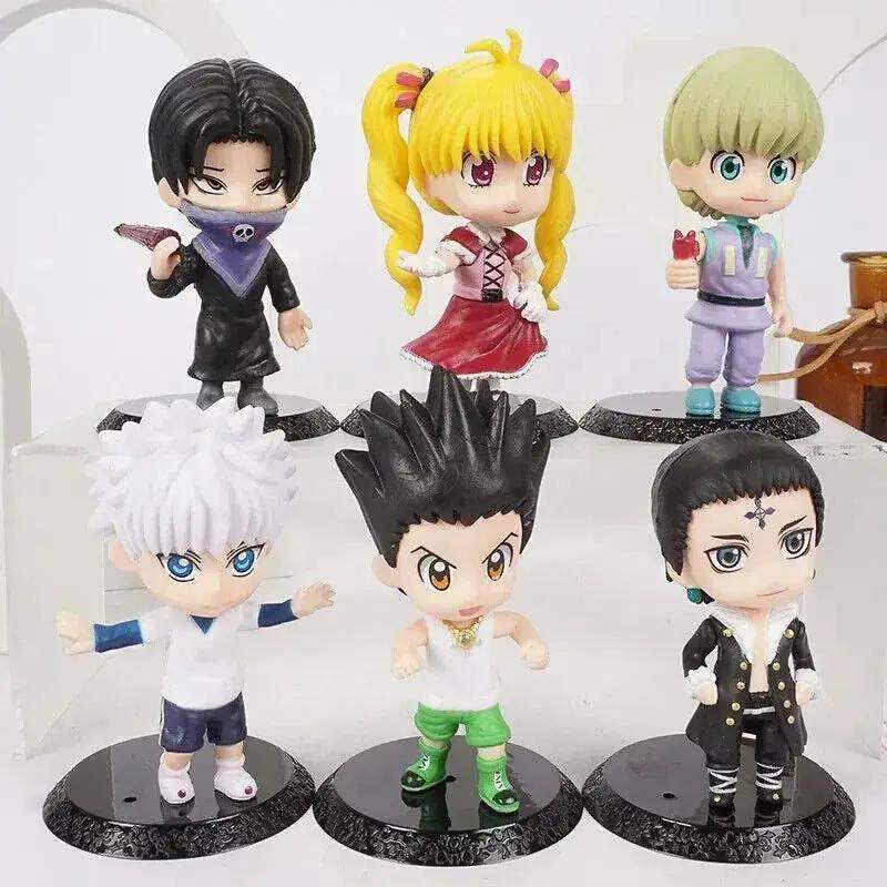 Hunter X Hunter Figurines Set 6 Pack Adorable Chibi - ToylandEU