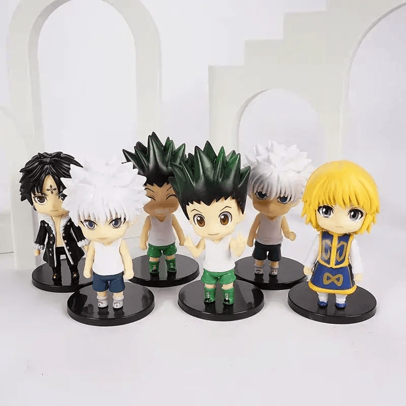 Hunter X Hunter Figures Set Of 6 PVC Collectibles Official - ToylandEU