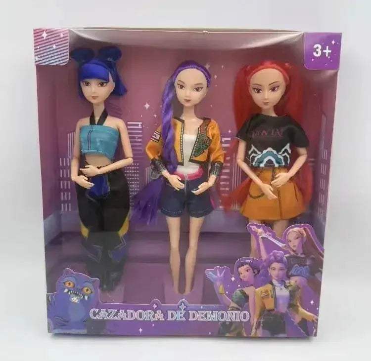 Hunting Witch Kpop Dolls Set Rumii Mira Zoe PVC Figures - ToylandEU