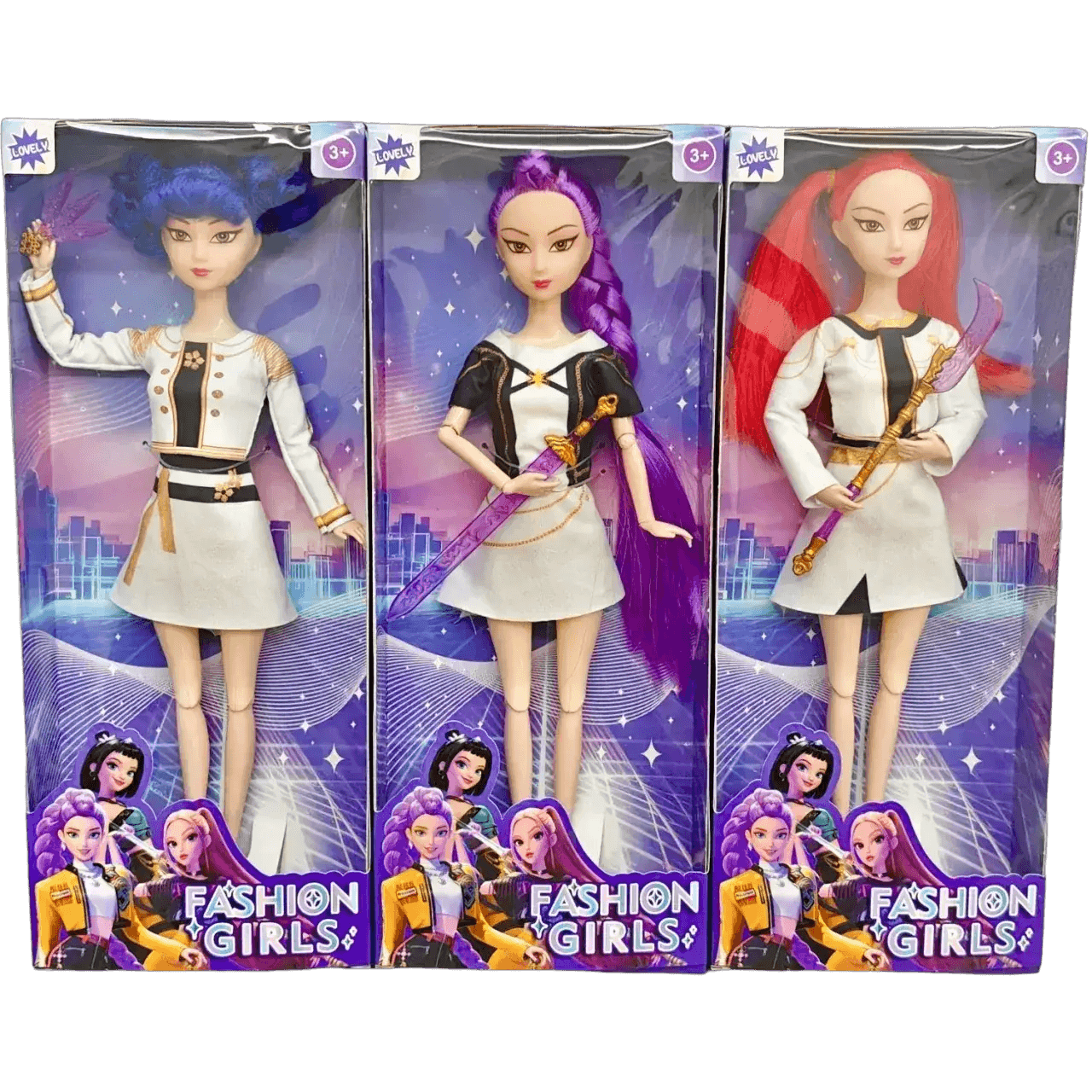Hunting Witch Kpop Dolls Set Rumii Mira Zoe PVC Figures - ToylandEU