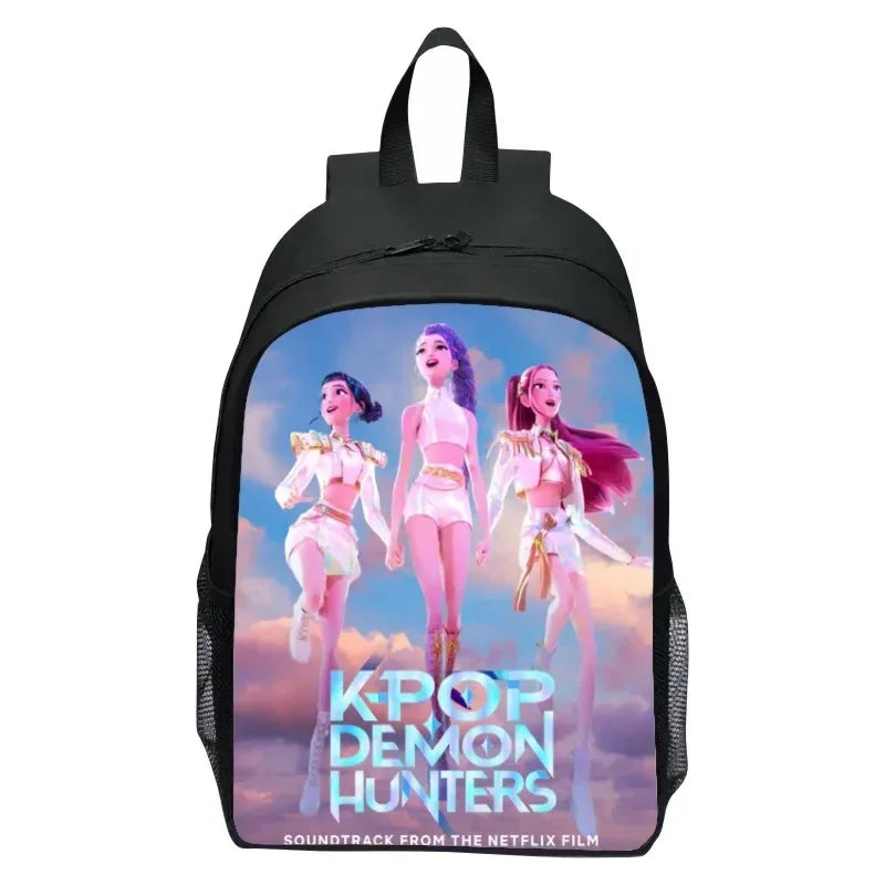 Huntrix Kpop Demon Hunters Backpack With Laptop Compartment For Students - ToylandEU