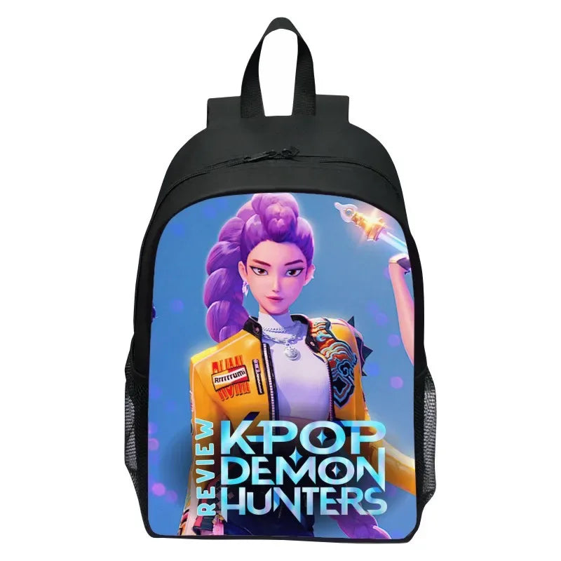 Huntrix Kpop Demon Hunters Backpack With Laptop Compartment For Students - ToylandEU