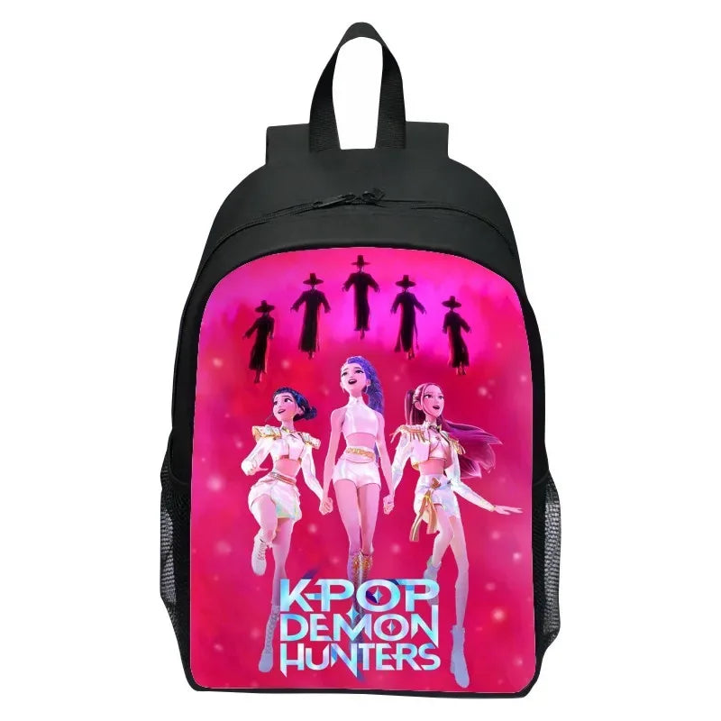 Huntrix Kpop Demon Hunters Backpack With Laptop Compartment For Students - ToylandEU