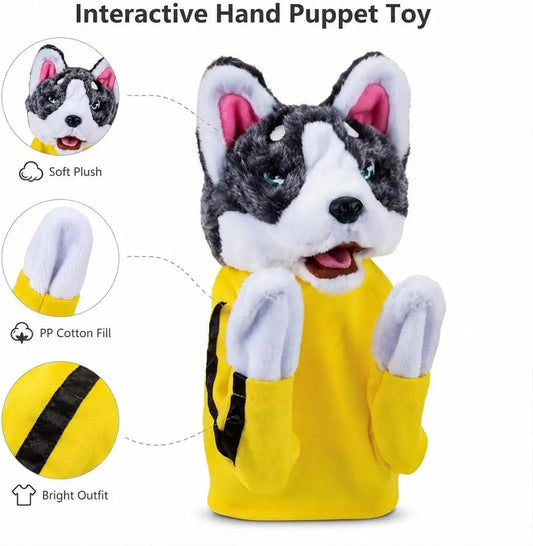 Husky Hand Puppet | Boxing Action | Toylandeu™
