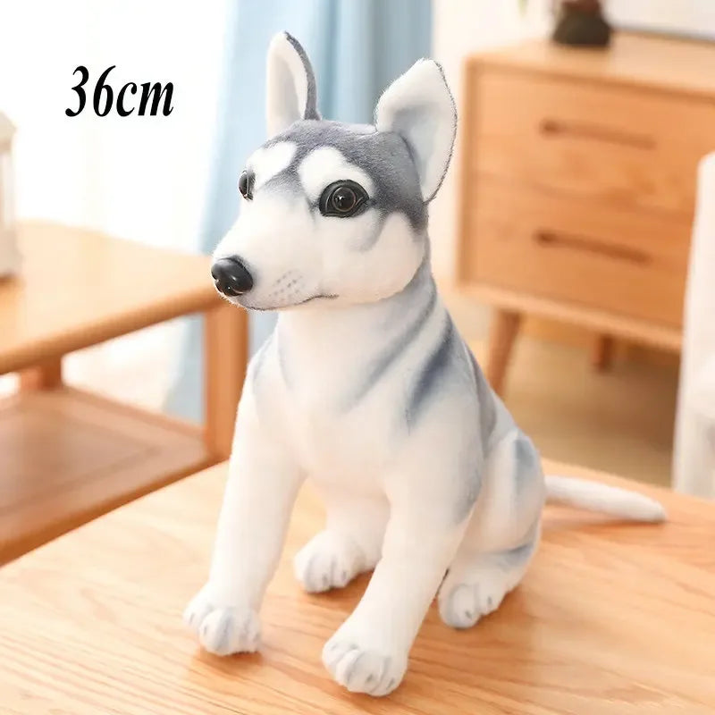 Husky Plush Toy Pillow Soft Stuffed Dog Gift For Kids - ToylandEU