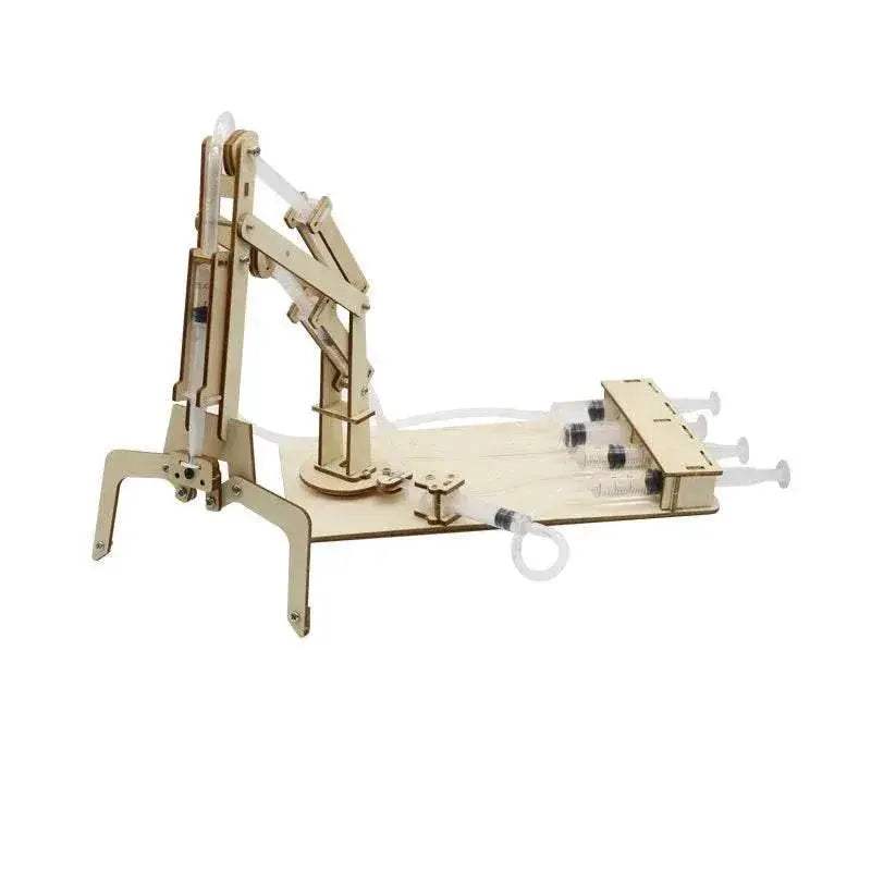 Hydraulic Excavator DIY Student Technology Small Production Science and Education Toy Model Science Experiment Toy - ToylandEU