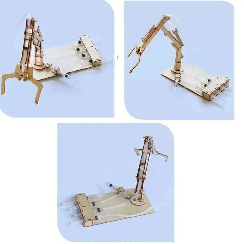 Hydraulic Mechanical Arm Diy Models & Building Toy Science &Education Model Toy For Children Gift - ToylandEU