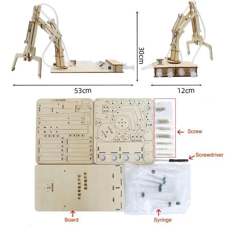  Hydraulic Mechanical Arm Diy Models Building Toy Science Education Model for Children Gift -  ToylandEU™