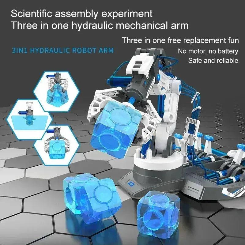 Hydraulic Robot Arm STEM Kit For Kids Learning Hands On -  ToylandEU™