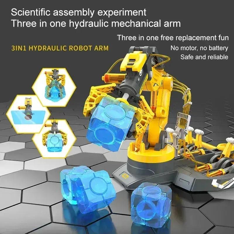  Hydraulic Robot Arm STEM Kit For Kids Learning Hands On -  ToylandEU™