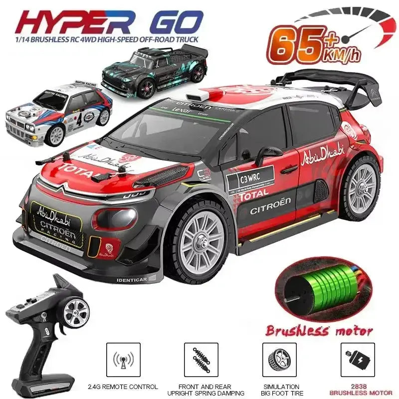 Hyper Go 4WD RC Car Brushless Performance Off Road - ToylandEU