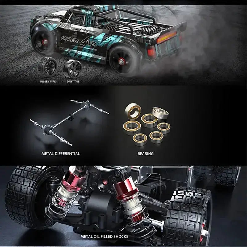 Hyper Go 4WD RC Car Brushless Performance Off Road - ToylandEU