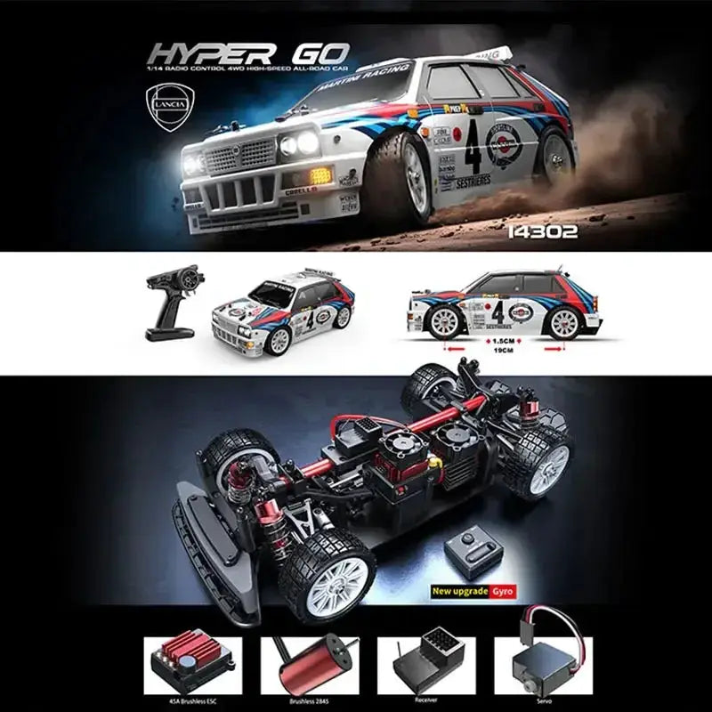 Hyper Go 4WD RC Car Brushless Performance Off Road - ToylandEU