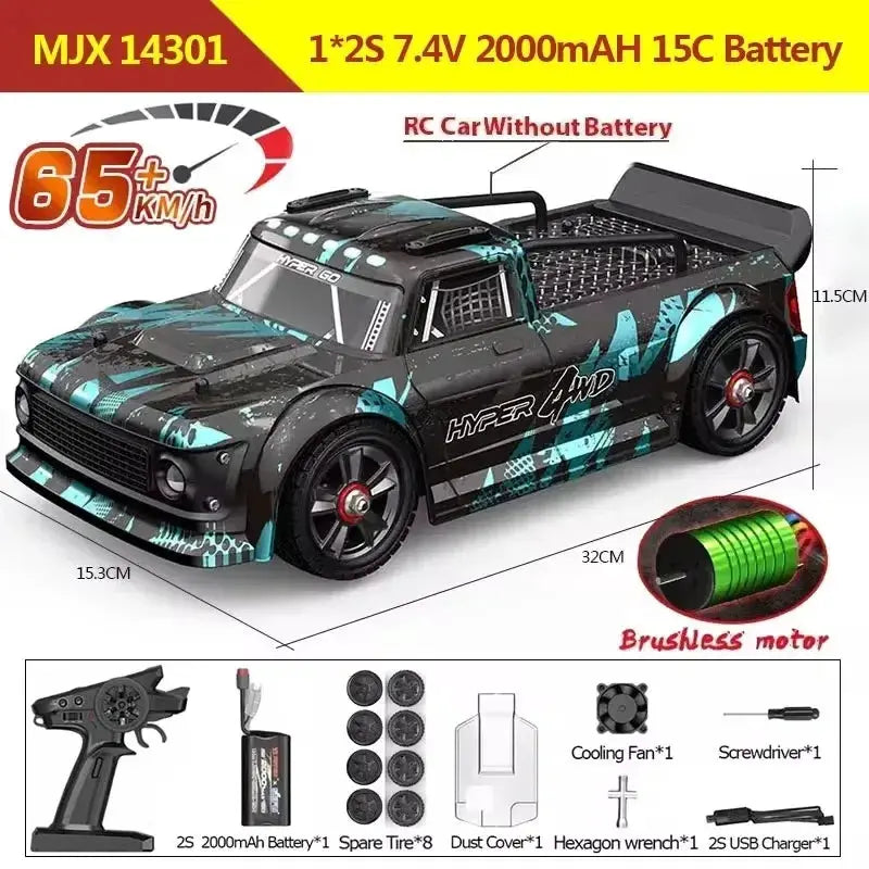 Hyper Go 4WD RC Car Brushless Performance Off Road - ToylandEU
