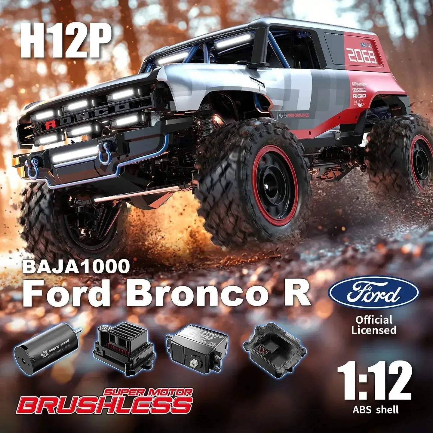 Hyper Go MJX H12P RC Car High Speed BrushlessPerformance 4WD - ToylandEU
