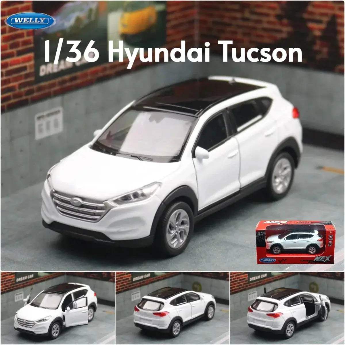 Hyundai Tucson Diecast Car Toy Model Ideal Gift For Kids - ToylandEU