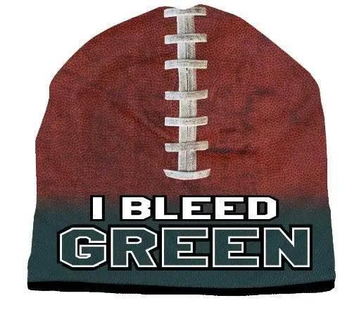  I Bleed Football Beanie Sublimated Forest Green Design -  ToylandEU™
