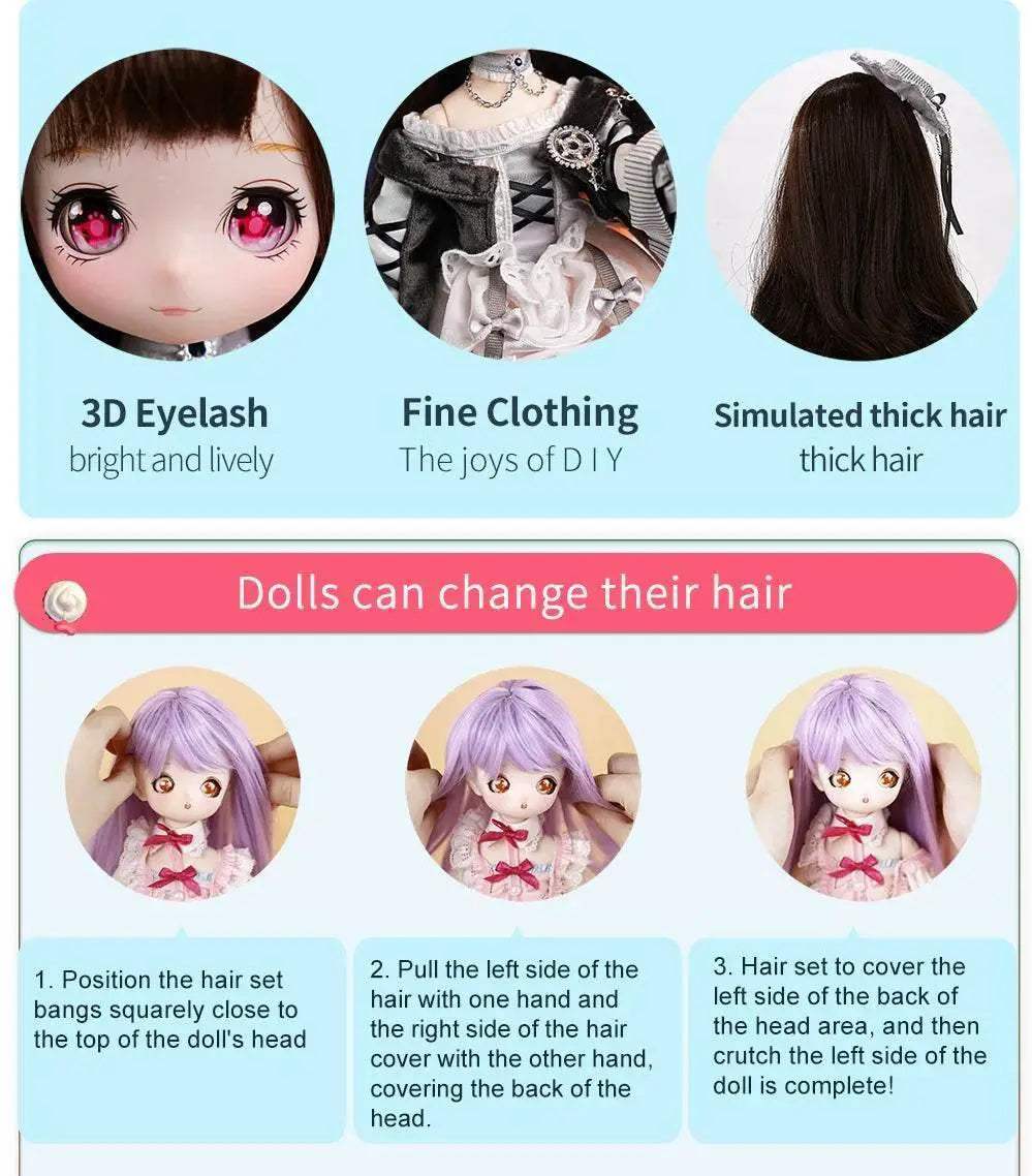  ICY DBS 1/4 BJD Fantasy Fairy Doll 40cm Including Clothes -  ToylandEU™