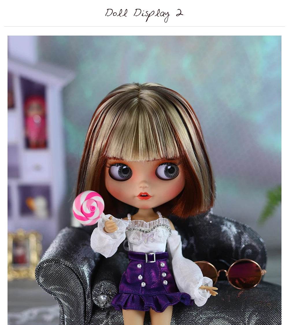 ICY DBS Blyth 1/6 BJD Dolls 30cm Tan Skin Matte Face - ToylandEU