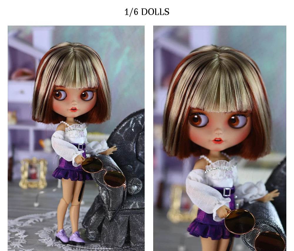 ICY DBS Blyth 1/6 BJD Dolls 30cm Tan Skin Matte Face - ToylandEU