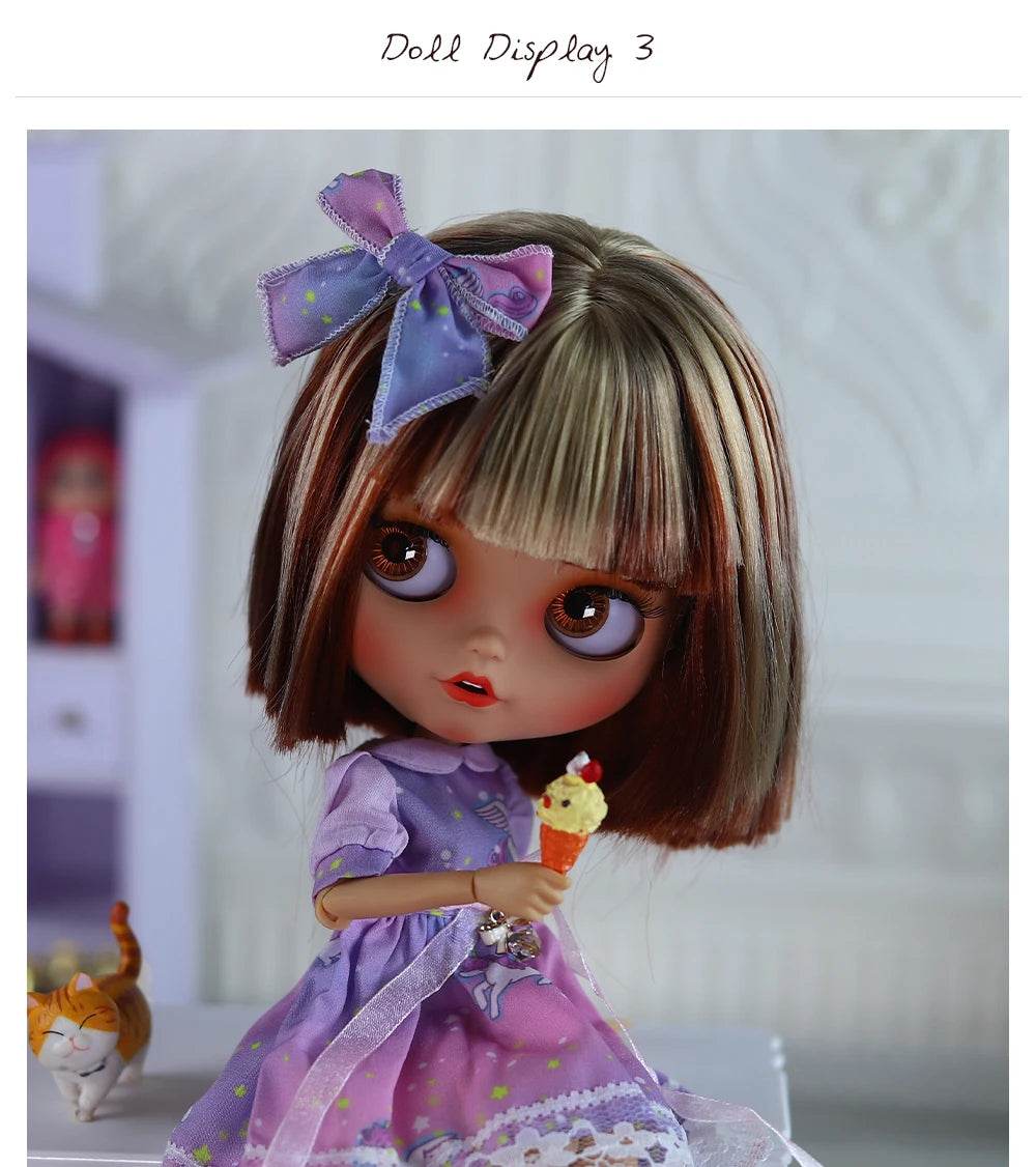 ICY DBS Blyth 1/6 BJD Dolls 30cm Tan Skin Matte Face - ToylandEU