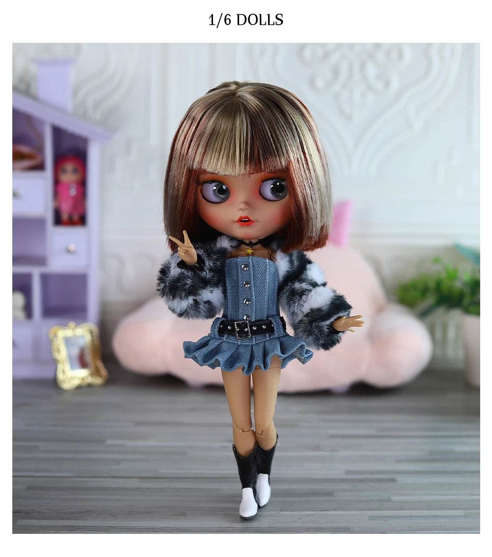 ICY DBS Blyth 1/6 BJD Dolls 30cm Tan Skin Matte Face - ToylandEU