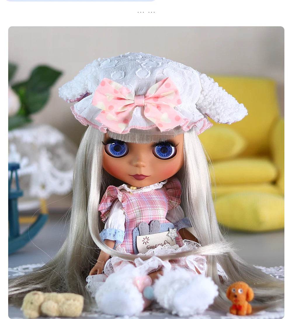 ICY DBS Blyth 1/6 Doll 30cm Black Skin Matte Face Cute Set BJD Full SD - ToylandEU