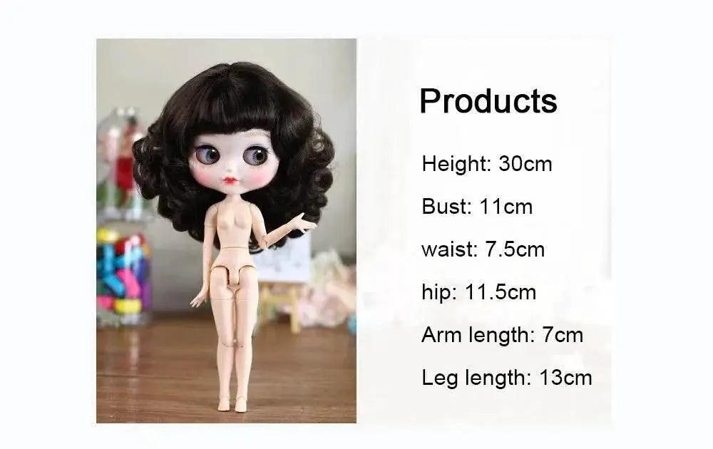  ICY DBS Blyth Doll 1/6 30cm Plumpy Matte Face Gift Toy -  ToylandEU™