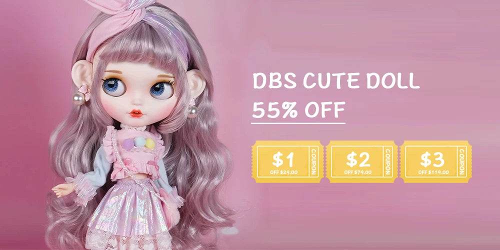 ICY DBS Blyth Doll 1/6 BJD Toy Joint Body Special Offer Lower Price 30cm Anime Doll with Random Eye Colors - ToylandEU