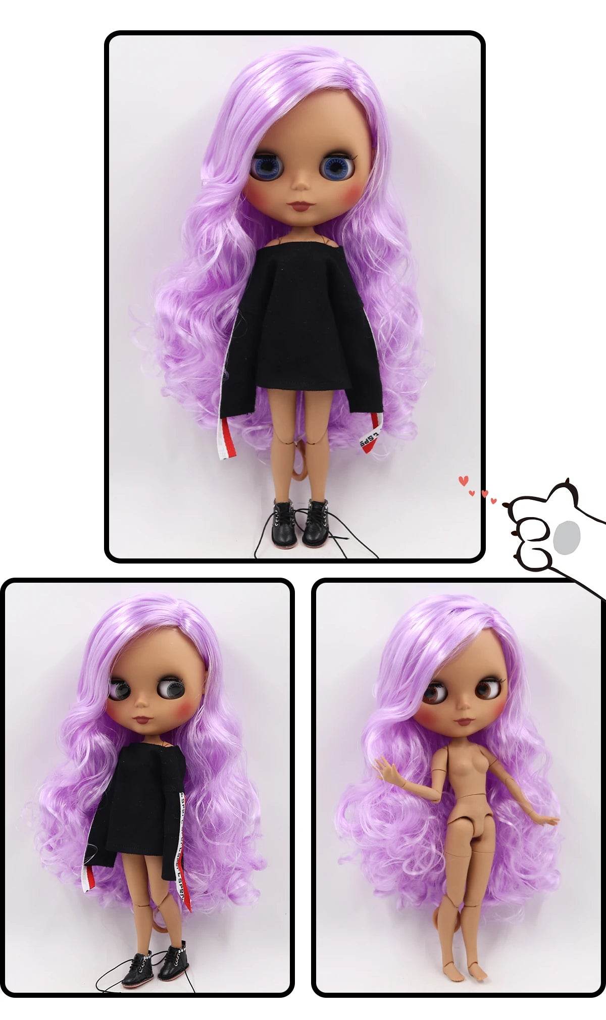 ICY DBS Blyth Doll 1/6 BJD Toy Joint Body Special Offer Lower Price 30cm Anime Doll with Random Eye Colors - ToylandEU