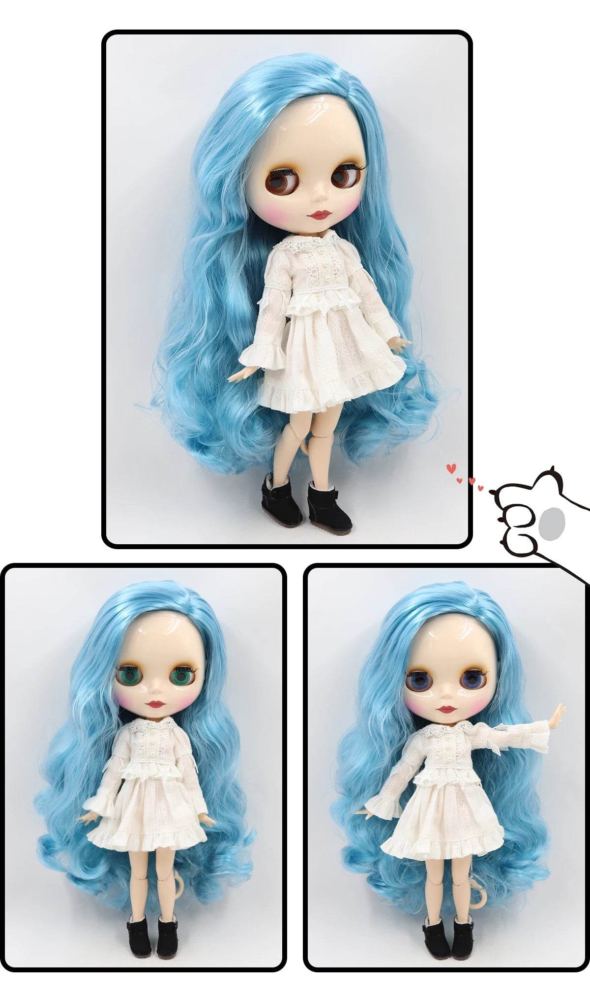 ICY DBS Blyth Doll 1/6 BJD Toy Joint Body Special Offer Lower Price 30cm Anime Doll with Random Eye Colors - ToylandEU