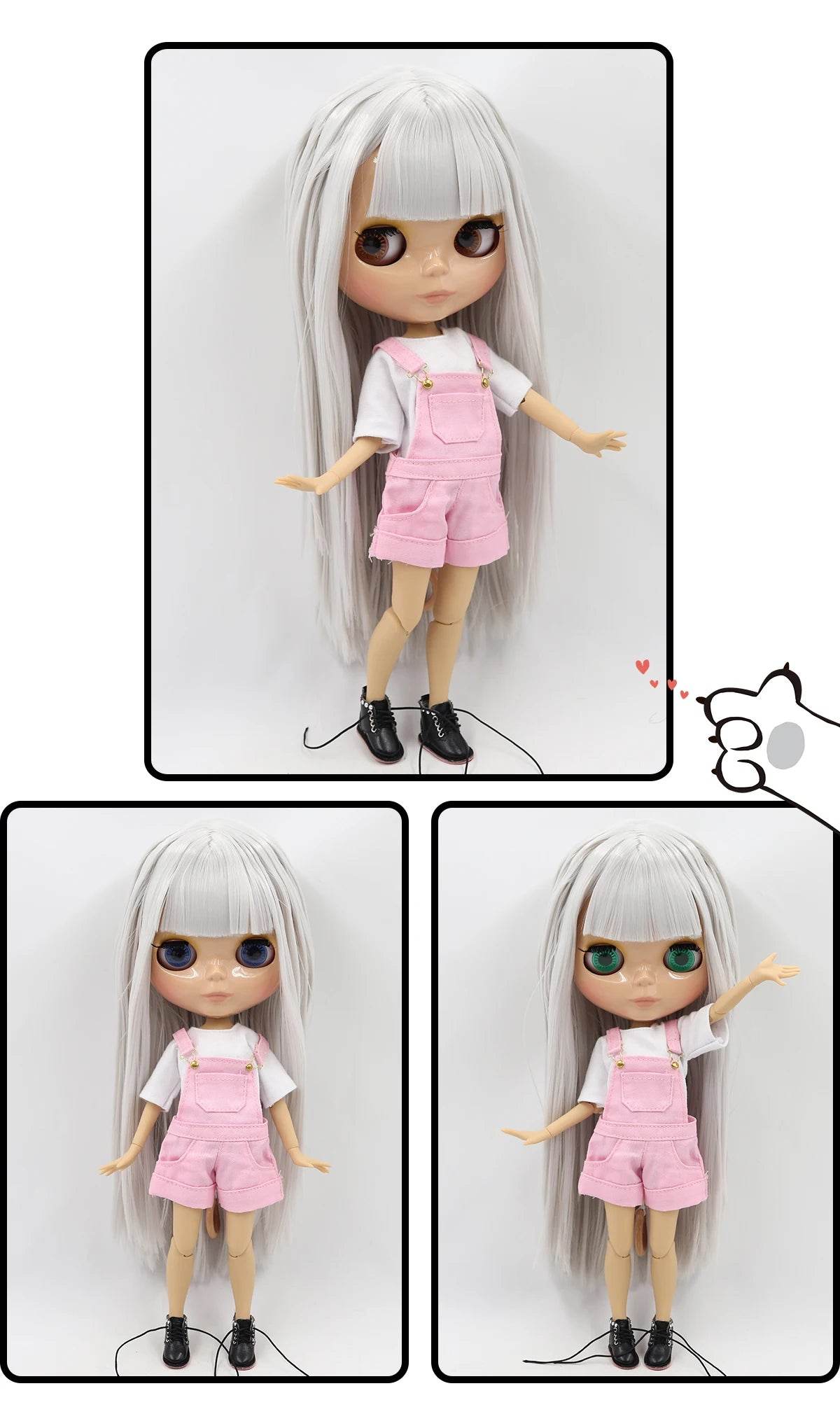 ICY DBS Blyth Doll 1/6 BJD Toy Joint Body Special Offer Lower Price 30cm Anime Doll with Random Eye Colors - ToylandEU