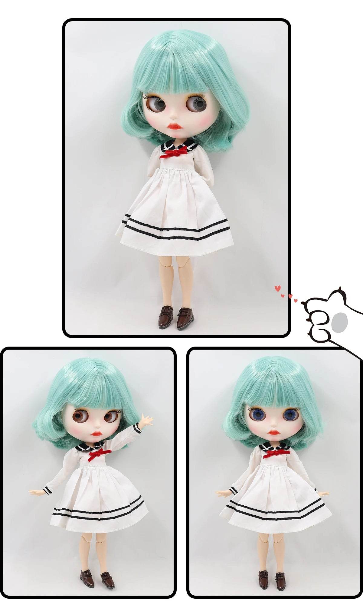 ICY DBS Blyth Doll 1/6 BJD Toy Joint Body Special Offer Lower Price 30cm Anime Doll with Random Eye Colors - ToylandEU