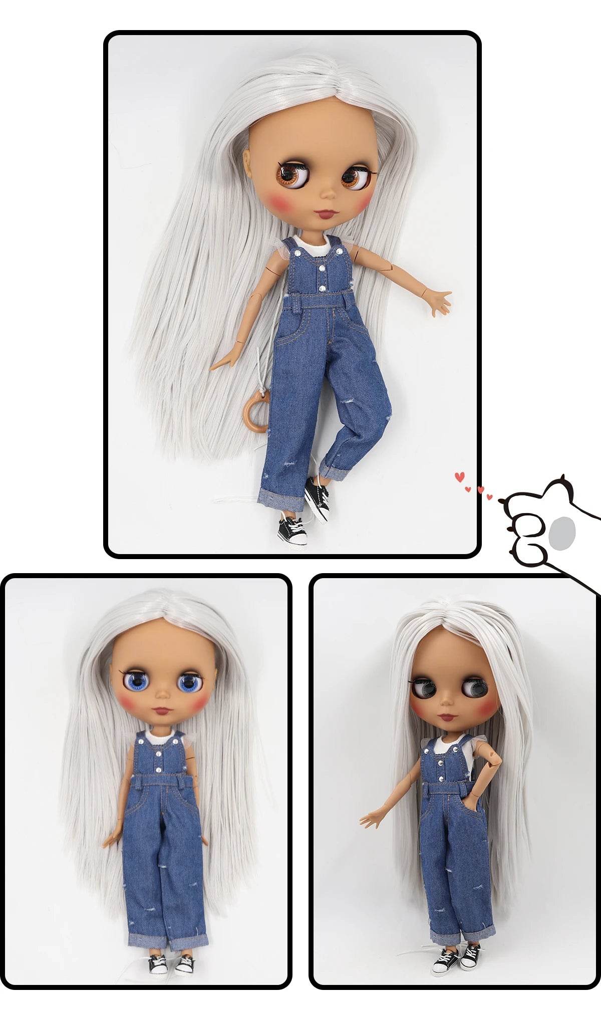 ICY DBS Blyth Doll 1/6 BJD Toy Joint Body Special Offer Lower Price 30cm Anime Doll with Random Eye Colors - ToylandEU