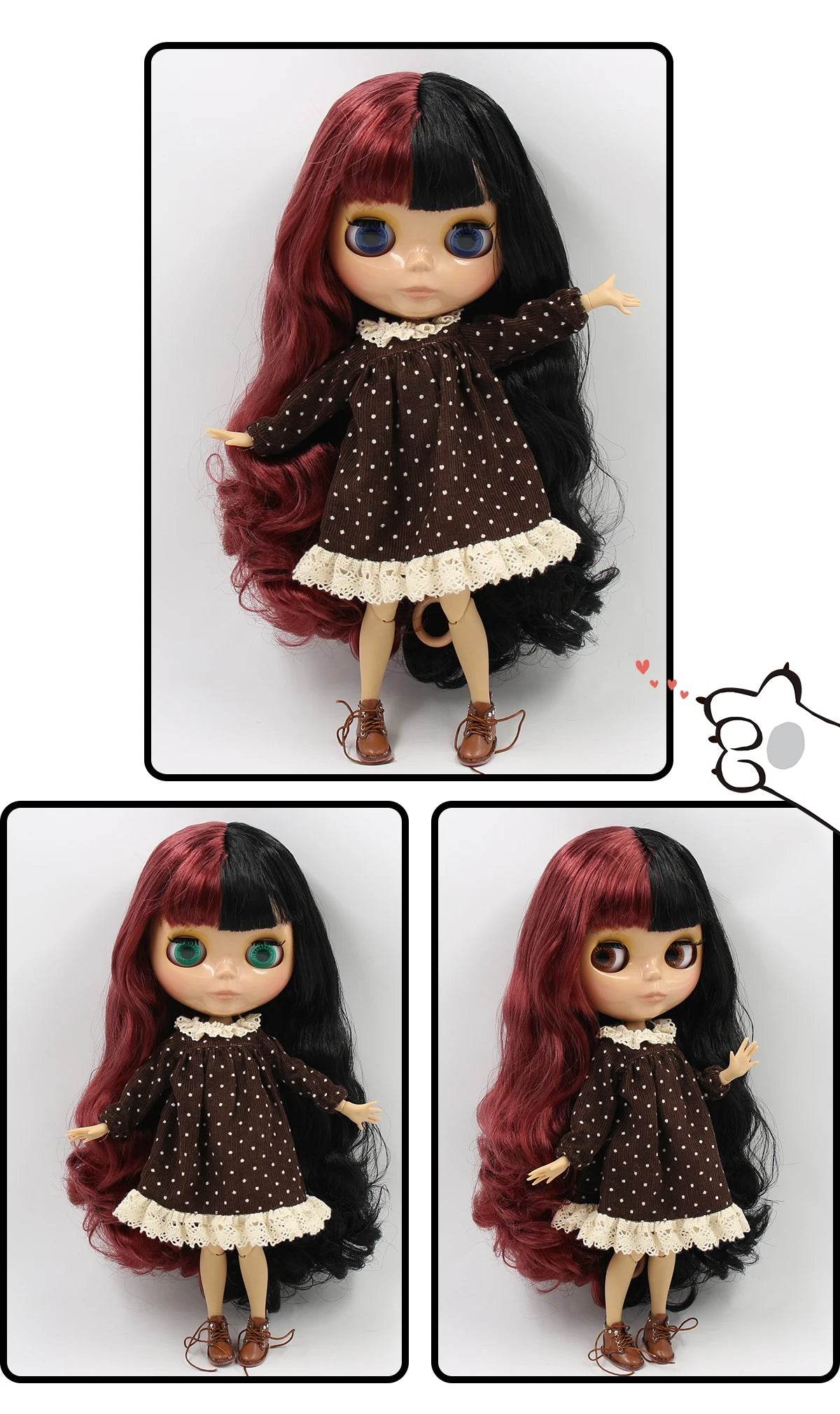 ICY DBS Blyth Doll 1/6 BJD Toy Joint Body Special Offer Lower Price 30cm Anime Doll with Random Eye Colors - ToylandEU