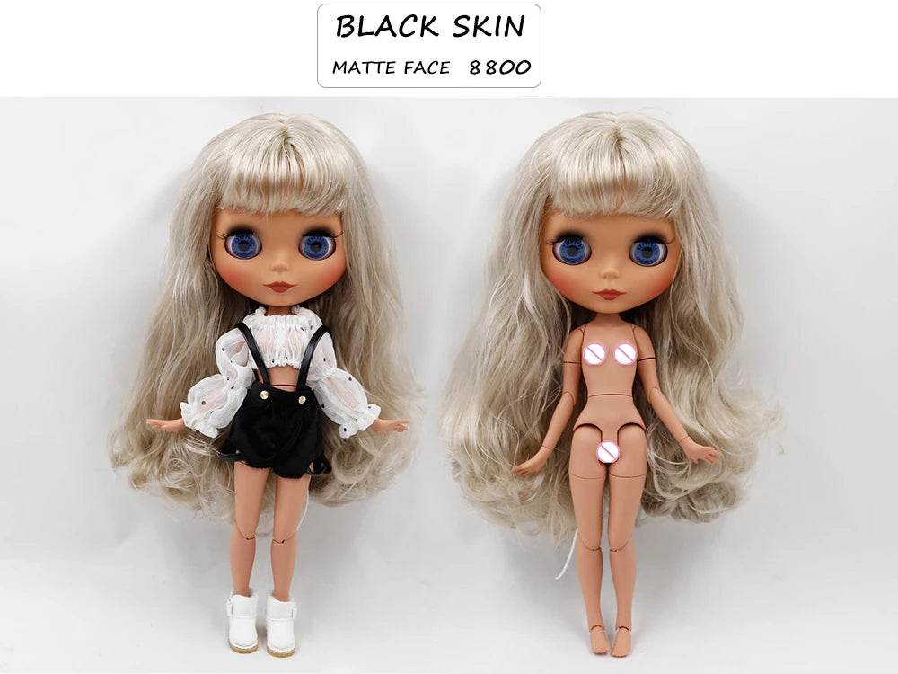 ICY DBS Blyth Doll Joint Body White Black Dark Skin DIY Makeup Special Price Gift Set - ToylandEU