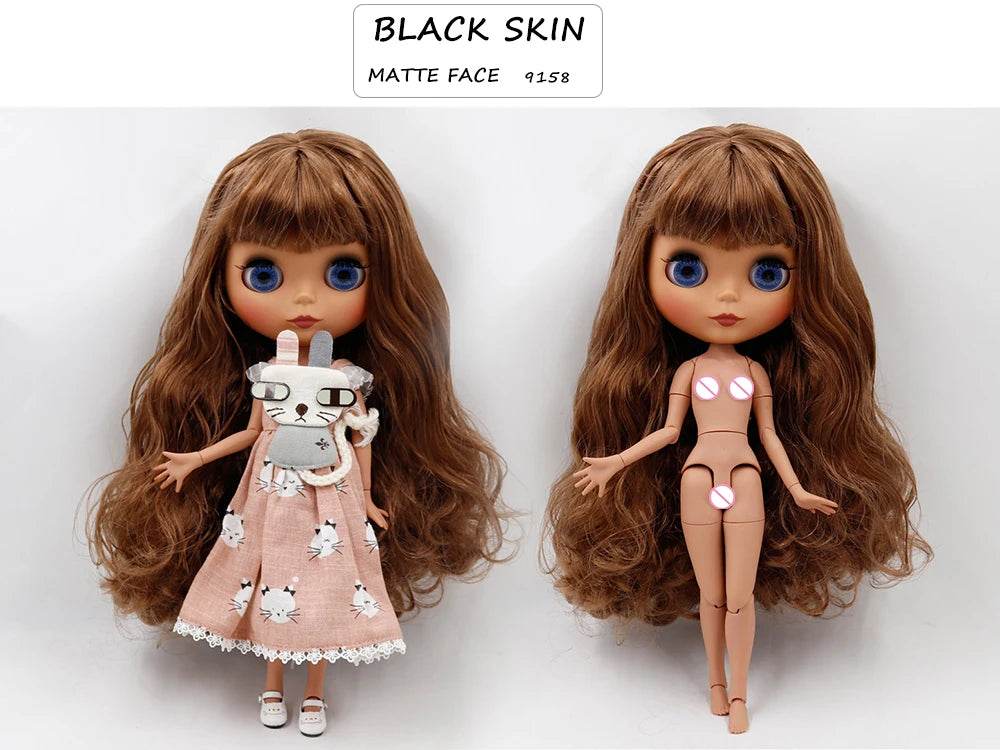 ICY DBS Blyth Doll Joint Body White Black Dark Skin DIY Makeup Special Price Gift Set - ToylandEU
