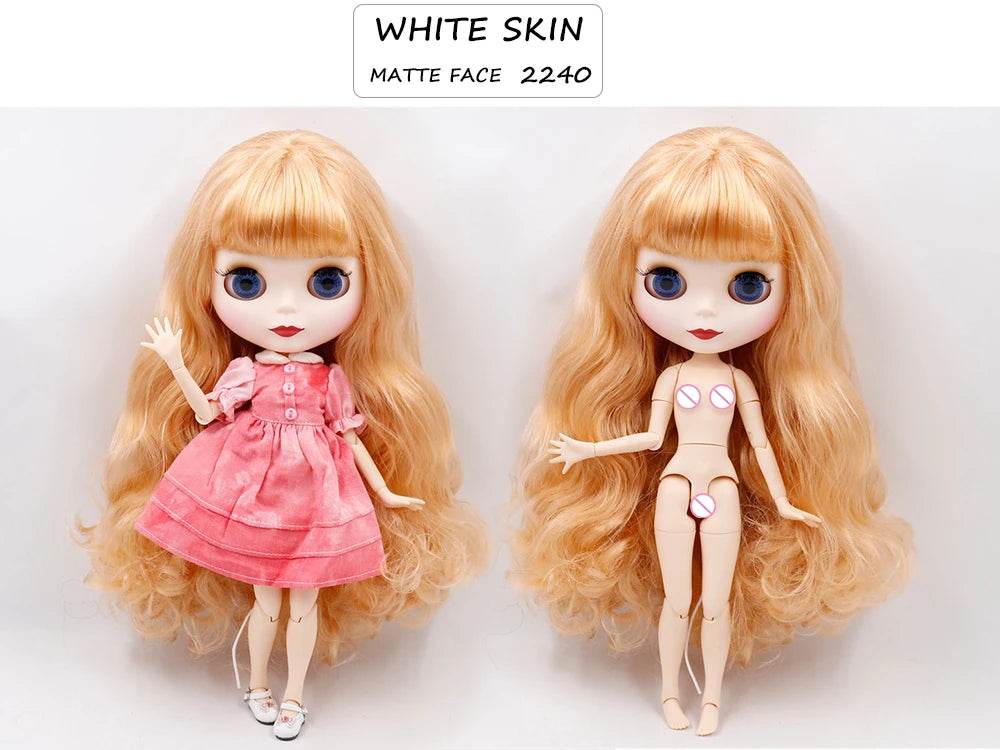 ICY DBS Blyth Doll Joint Body White Black Dark Skin DIY Makeup Special Price Gift Set - ToylandEU