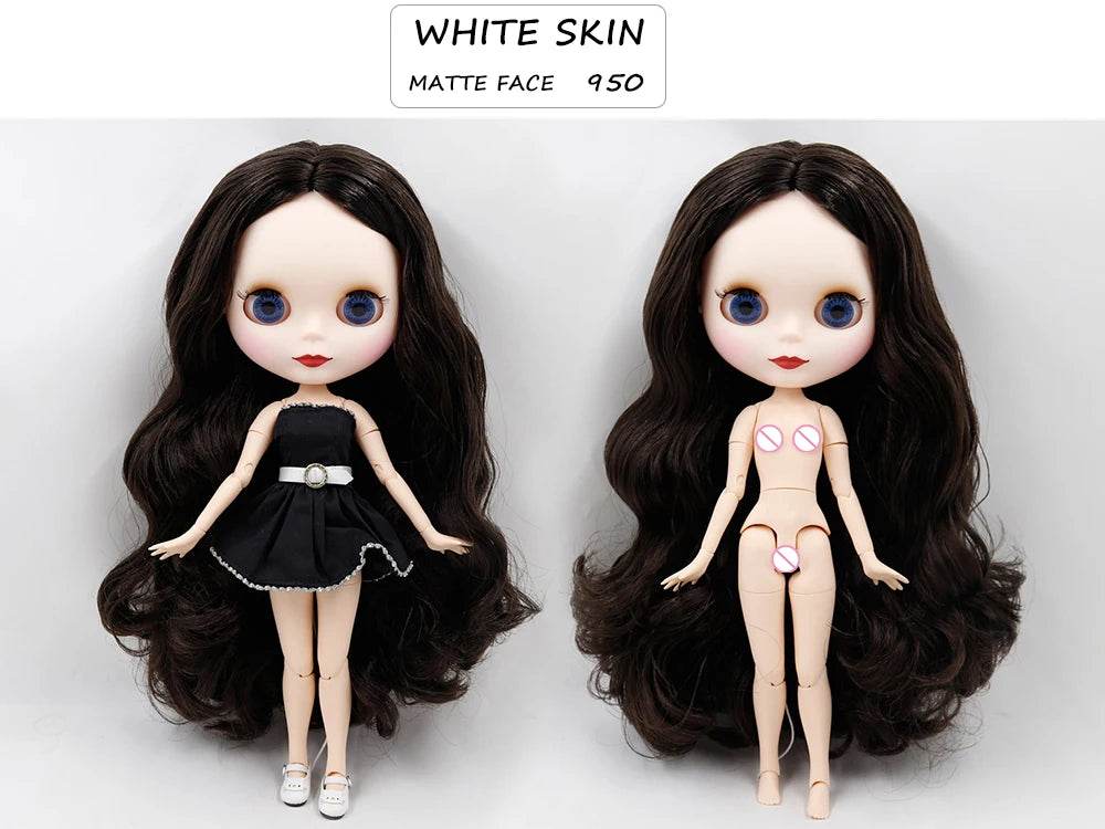 ICY DBS Blyth Doll Joint Body White Black Dark Skin DIY Makeup Special Price Gift Set - ToylandEU