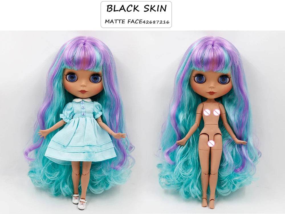 ICY DBS Blyth Doll Joint Body White Black Dark Skin DIY Makeup Special Price Gift Set - ToylandEU