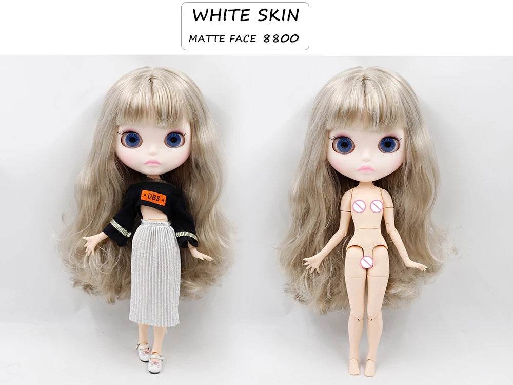 ICY DBS Blyth Doll Joint Body White Black Dark Skin DIY Makeup Special Price Gift Set - ToylandEU