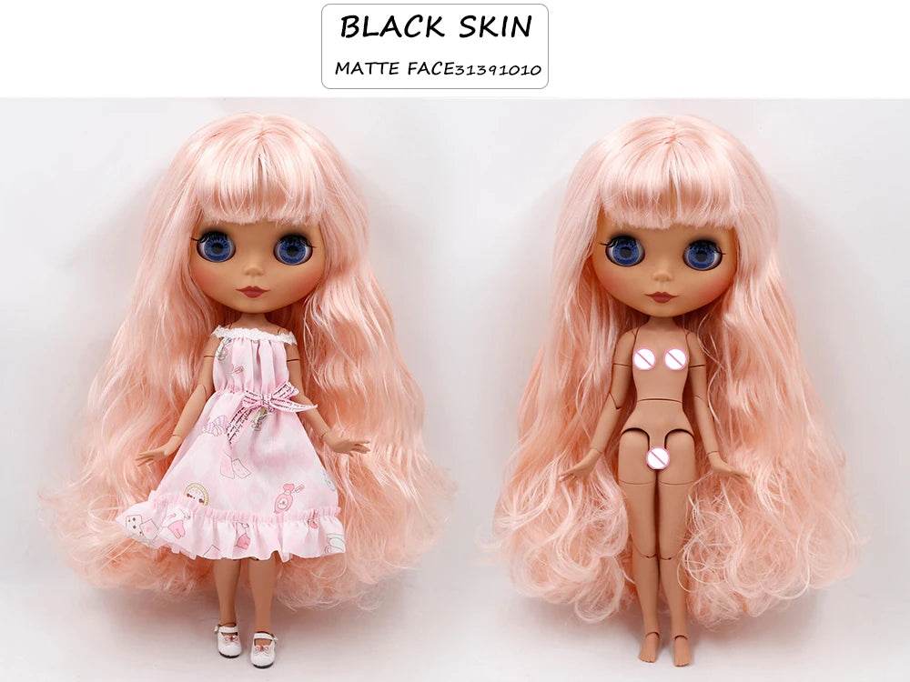 ICY DBS Blyth Doll Joint Body White Black Dark Skin DIY Makeup Special Price Gift Set - ToylandEU