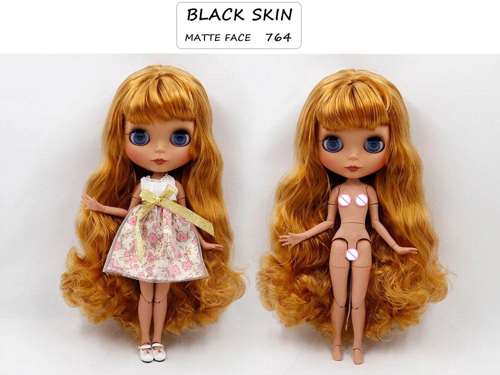 ICY DBS Blyth Doll Joint Body White Black Dark Skin DIY Makeup Special Price Gift Set - ToylandEU